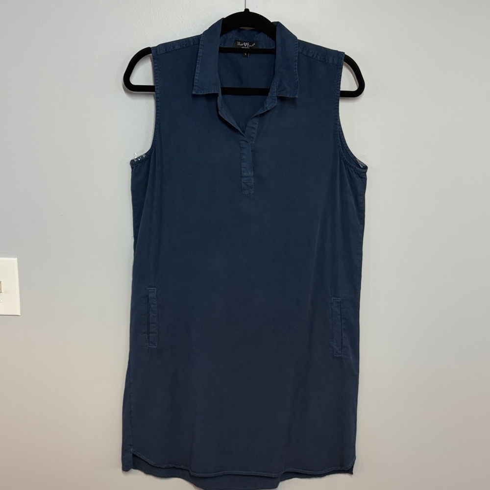 Velvet Hearts Sleeveless Shirt Dress